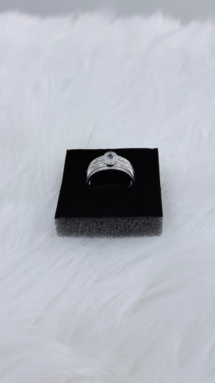PURE SILVER MEN'S RING MR0018