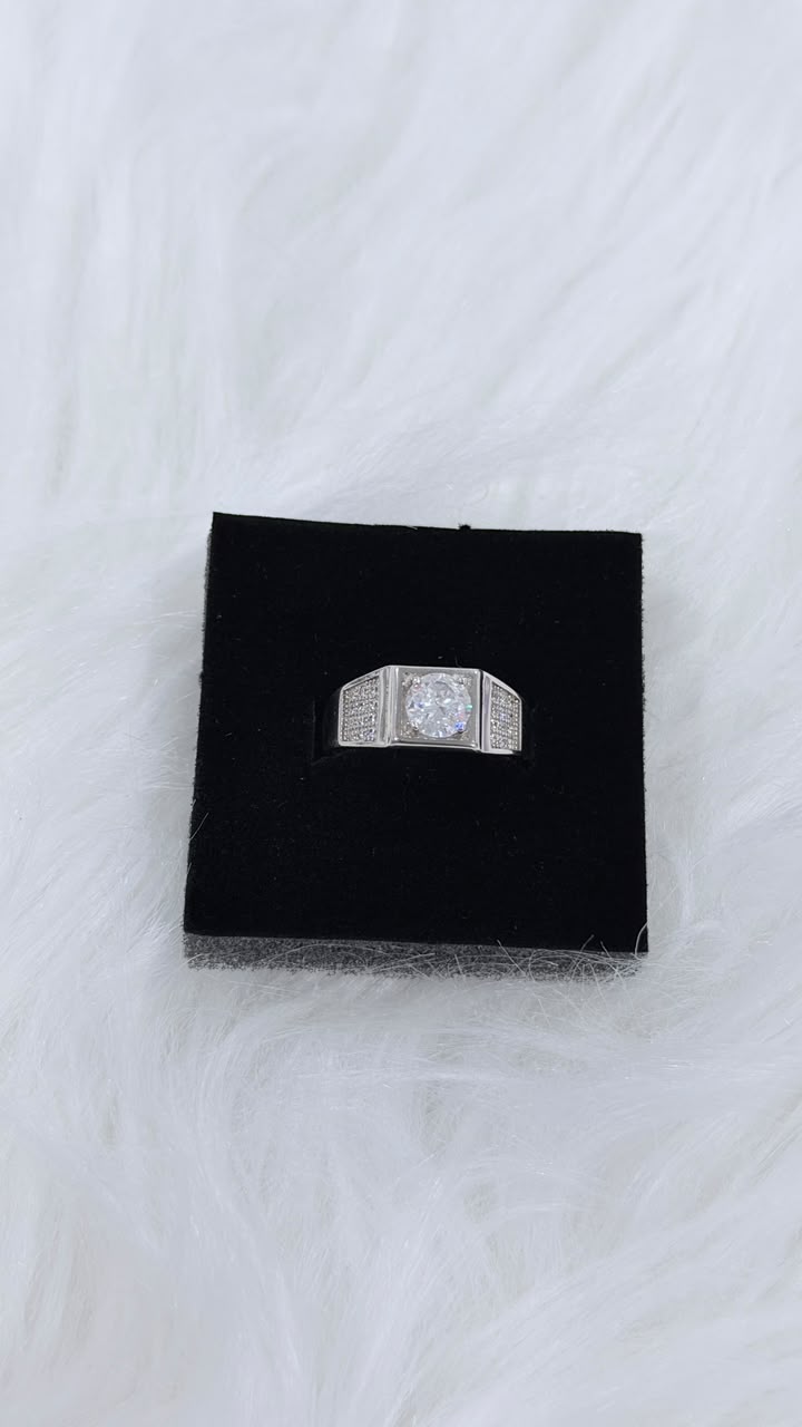 PURE SILVER MEN'S RING MR0024