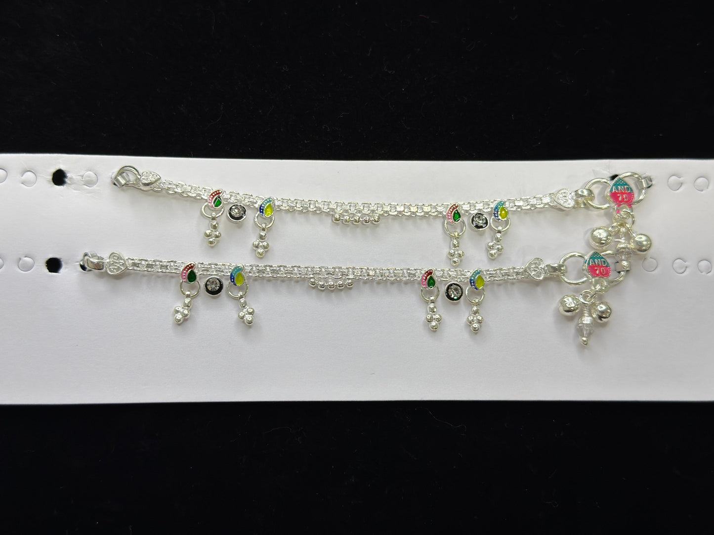 PURE SILVER KIDS ANKLETS KA0018