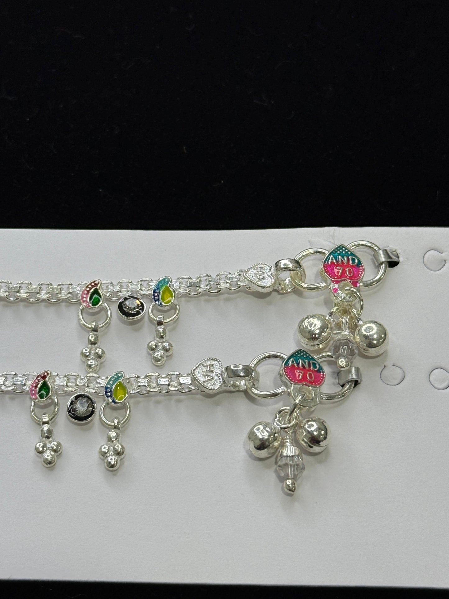 PURE SILVER KIDS ANKLETS KA0018