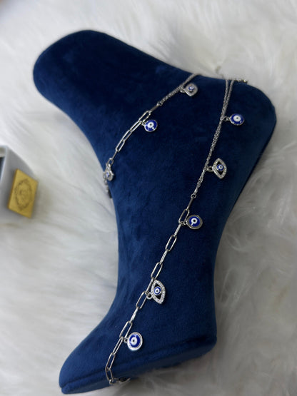 PURE SILVER EVILEYES ANKLETS SJ0021