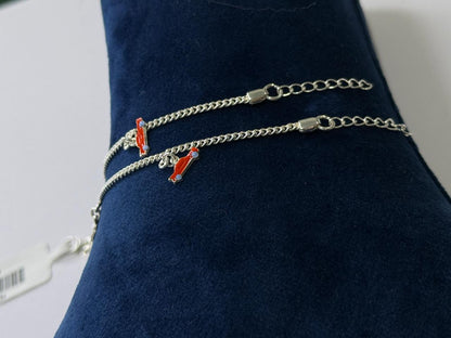 PURE SILVER KIDS ANKLETS KA0022