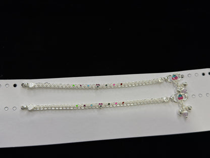 PURE SILVER KIDS ANKLETS KA0020