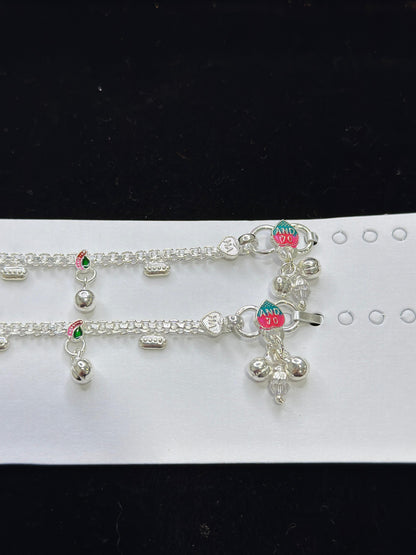 PURE SILVER KIDS ANKLETS KA0021