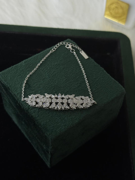 REAL SILVER ZIRCON BRACELET FOR WOMEN WB0041