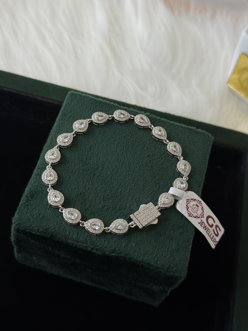 REAL SILVER WOMEN ZIRCON BRACELET WB0038