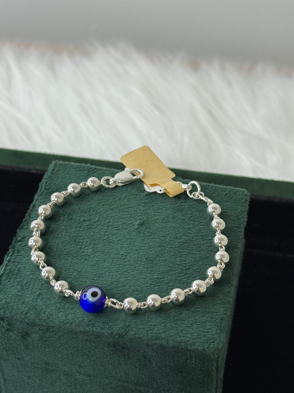 REAL SILVER EVIL EYE WOMEN BRACELET WB0029