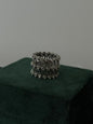 REAL SILVER ADJUSTABLE DUBAI RING CUM BANGLE BRACELET WB0063