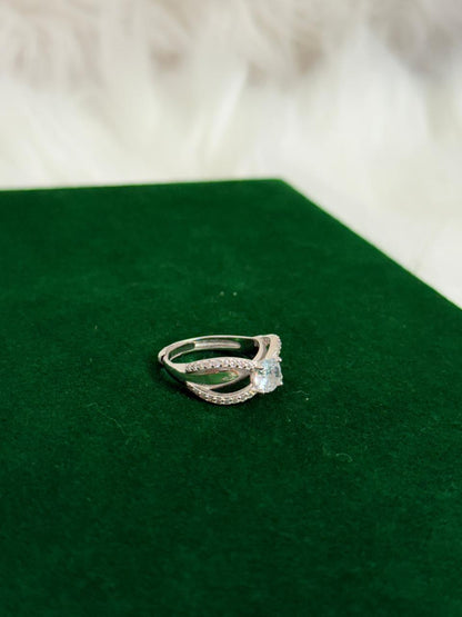PURE SILVER WOMENS RING WR002