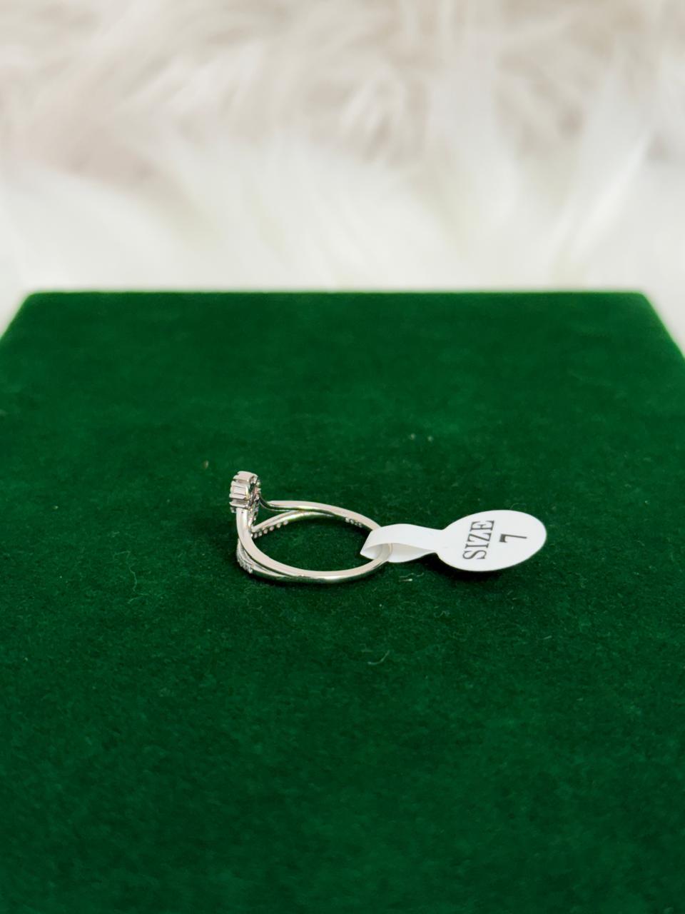 PURE SILVER WOMENS RING WR003