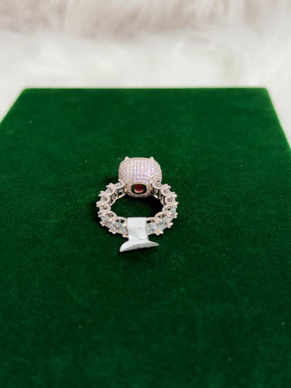 PURE SILVER WOMENS RING WR006