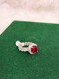 PURE SILVER WOMENS RING WR006
