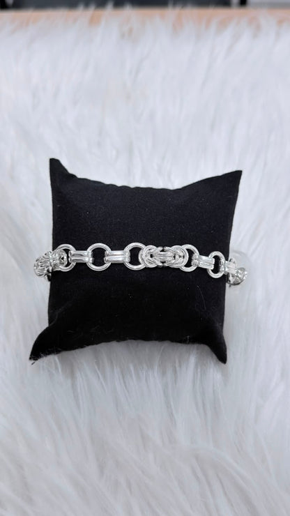 PURE SILVER MEN'S BRACELET MB0015