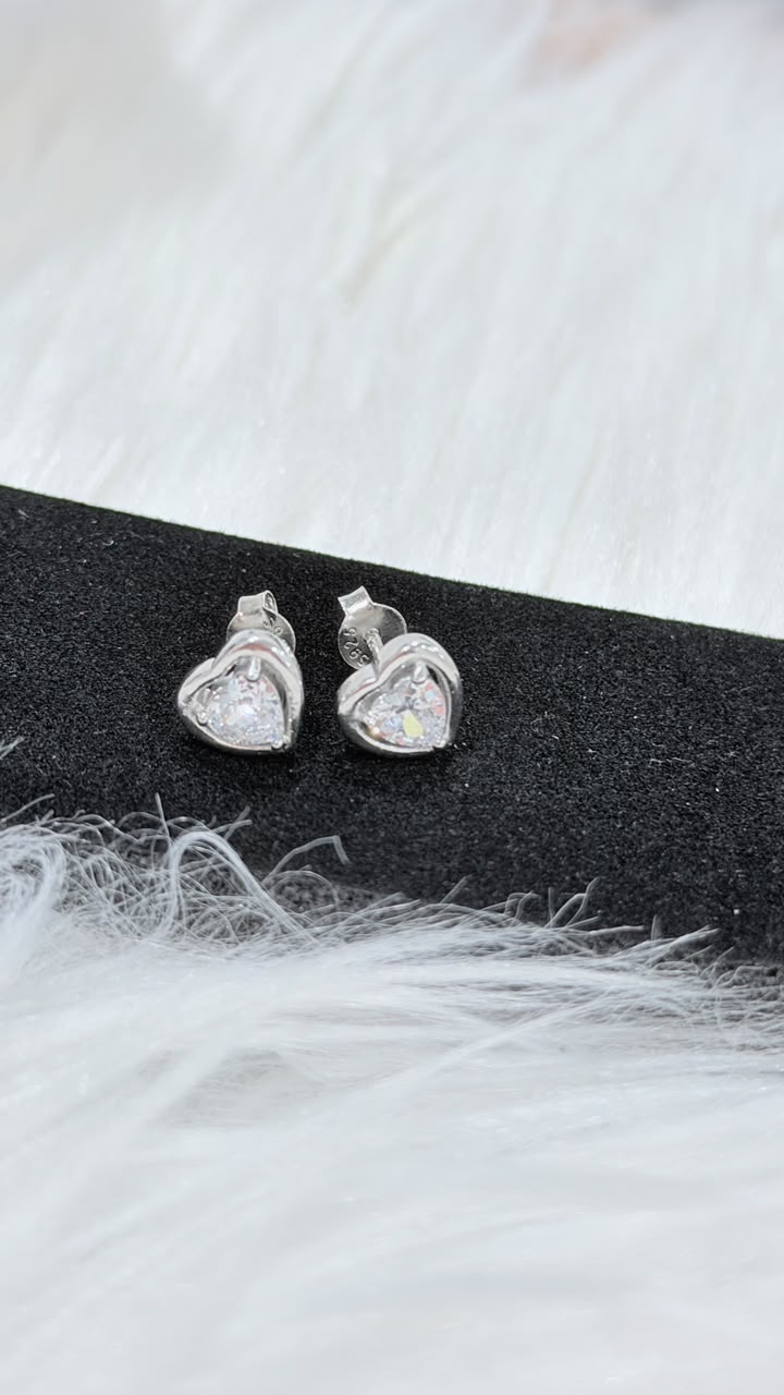 PURE SILVER GIRLISH EARRING PG008