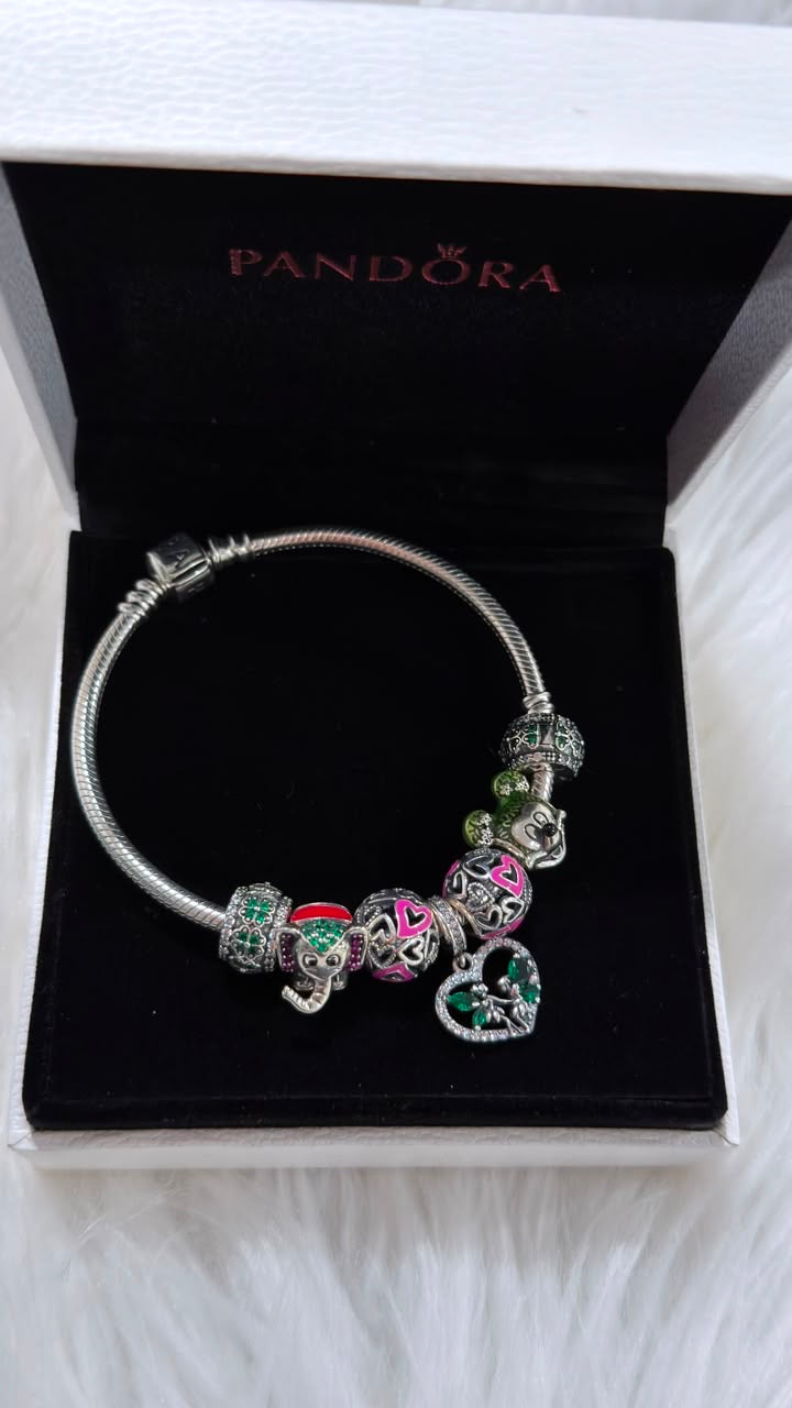 PURE SILVER PANDORA STYLE BRACELET PSB0010